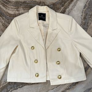 Bagatelle Vegan / Faux Leather Blazer Jacket